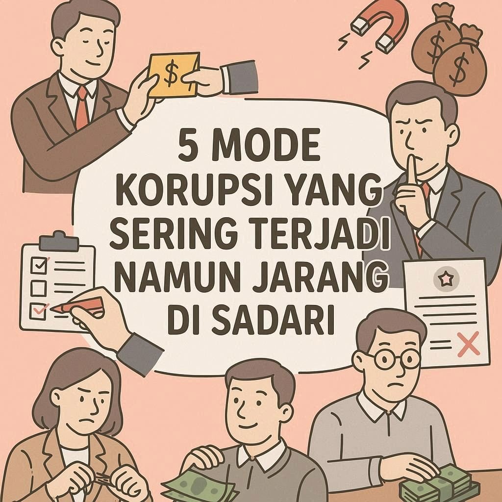 5 Modus Korupsi yang Sering Terjadi tapi Jarang Disadari Hati-hati, Bisa Jadi Kita Pernah Ikutan!