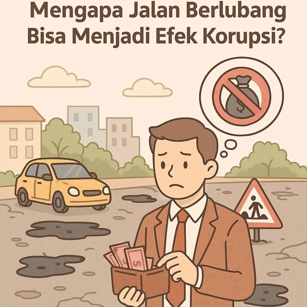 🚧 Kenapa Jalanan Bolong Bisa Jadi Efek dari Korupsi? Ternyata Ini Alasannya!
